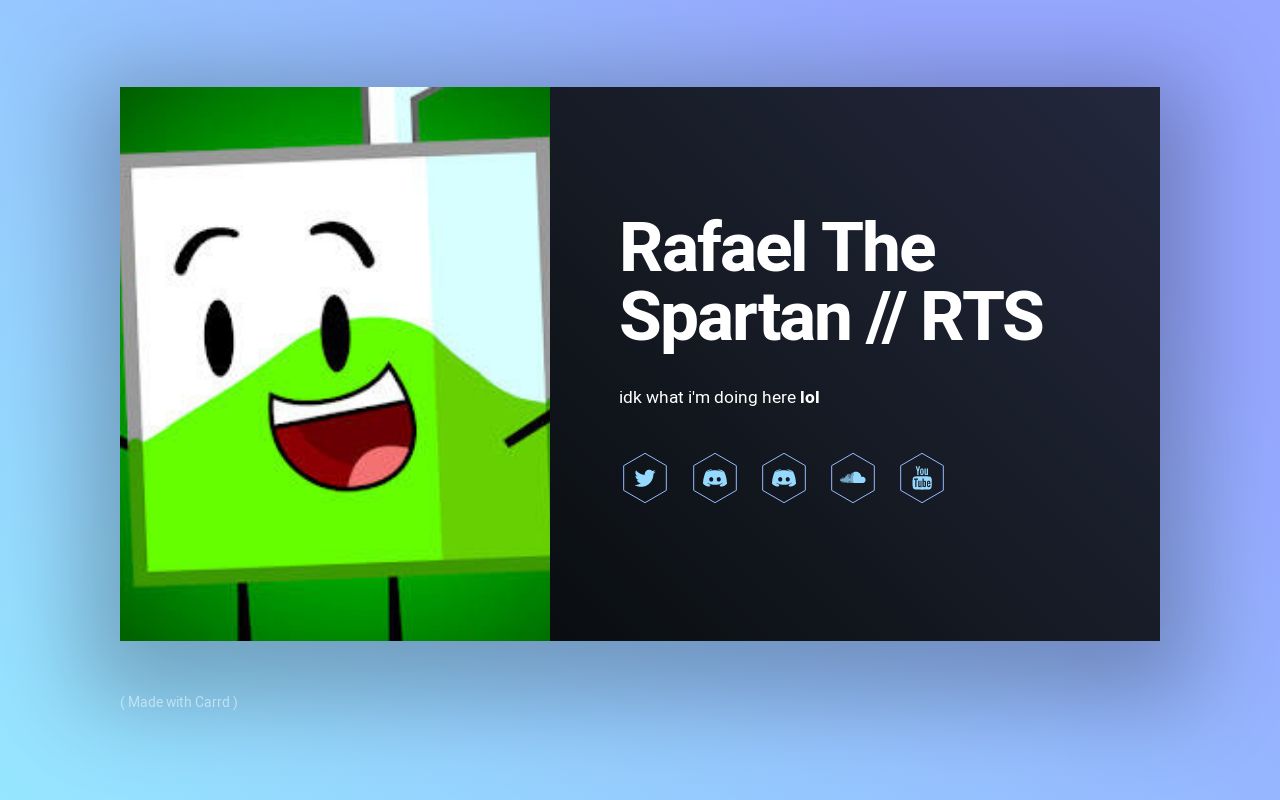 Carrd profile picture for @rts